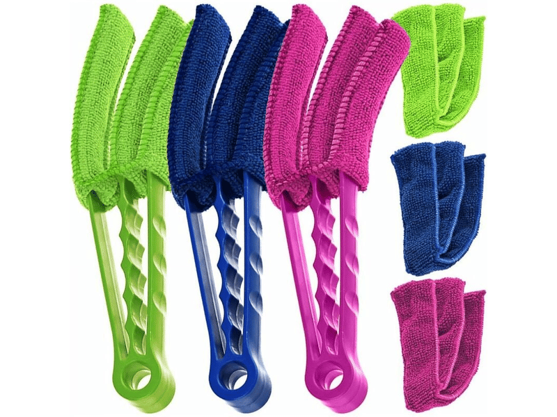  Lot de 3 plumeaux pour stores, climatiseur - avec 3 manchons en microfibre -  - Conforama A