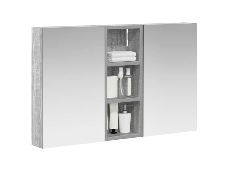  Ensemble de meubles de salle de bain 3 pcs 80x10.5x50 cm shl9767  - Conforama C