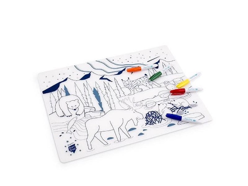  Kit set silicone et 5 feutres wildlife boreal SMATBOREAL005 - Conforama B