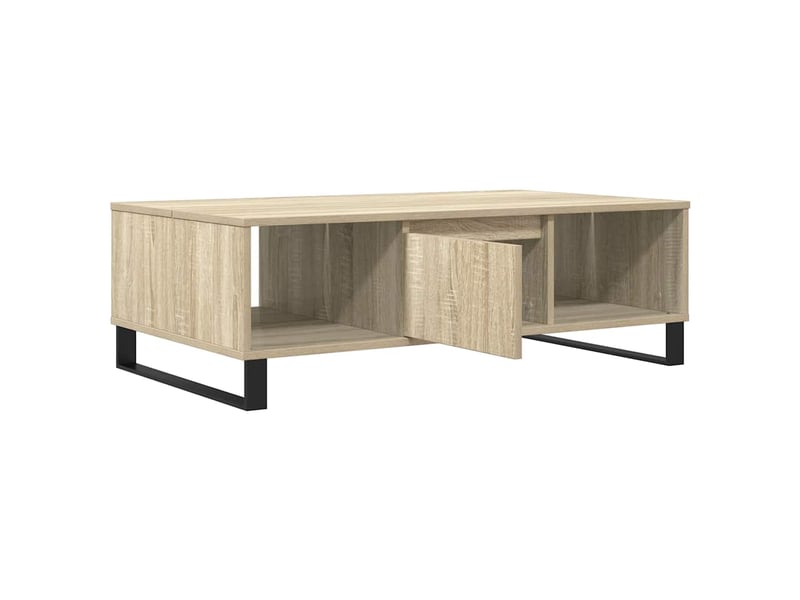  Table basse - table de salon - table à thé chêne sonoma 104x60x35 cm bois d'ingénierie  - Conforama D