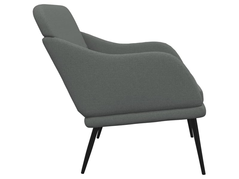  Banc chambre, banc de lit gris foncé 110x76x80 cm tissu  - Conforama D