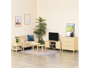 Meuble tv coloris beige <strong></strong> <strong></strong>