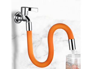(50cm) tuyau d'extension de robinet de cuisine, tuyau d'extension de robinet de cuisine mobile à 360 degrés a