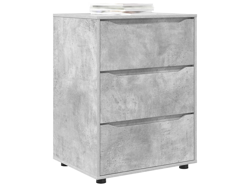  Armoire de rangement, commode de rangement 60 x 48 x 81 cm bois d'ingénierie shl527  - Conforama C