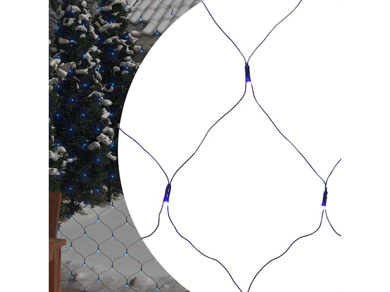  Filet lumineux bleu de noël 3x3 m 306 led intérieurextérieur  - Conforama B