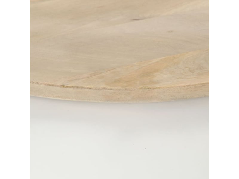  Table basse | table d'appoint salon blanc 51x51x27 cm bois de manguier massif  - Conforama D