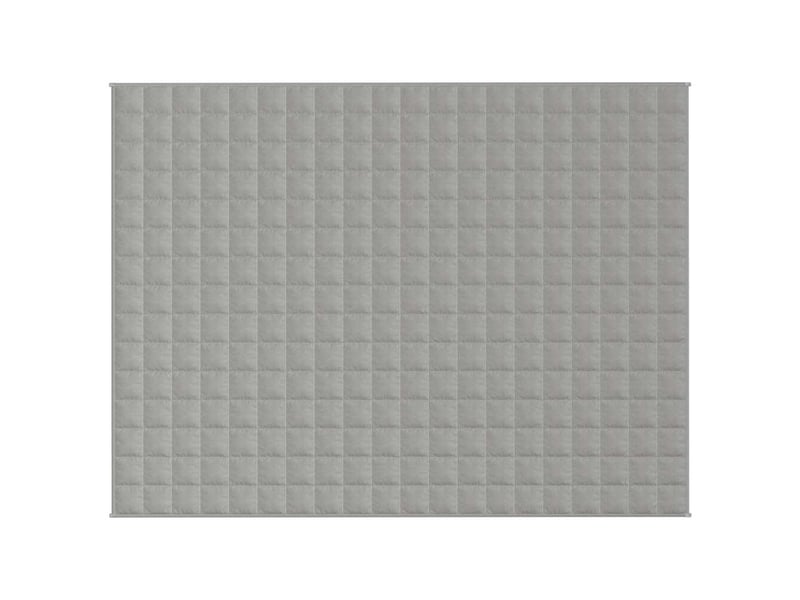  Couverture lestée adulte gris 150x200 cm 7 kg tissu shl58655  - Conforama C