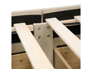 Lit simple 90x190 cm <strong></strong>  <strong>3357</strong> coloris beige