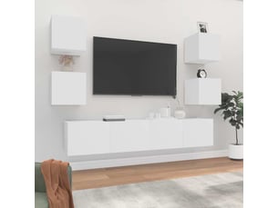 Meuble tv coloris blanc  <strong></strong>  <strong></strong>