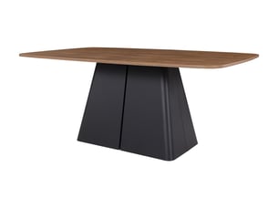 Bobochic table à manger extensible rectangulaire 180 à 256 cm jude effet bois