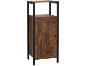Table basse rectangulaire coloris marron MEUBLIV - 30 cmx34 cm