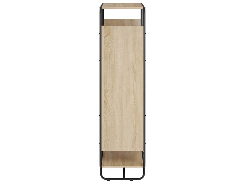 Buffet haut, buffet de rangement chêne sonoma 80x37,5x144 cm bois d'ingénierie - Conforama D