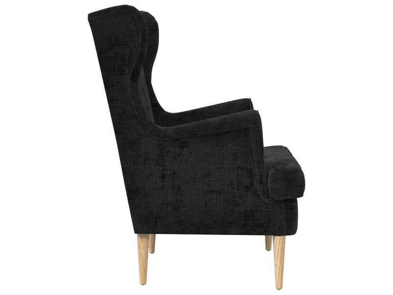  Vidaxl fauteuil noir ares  - Conforama E