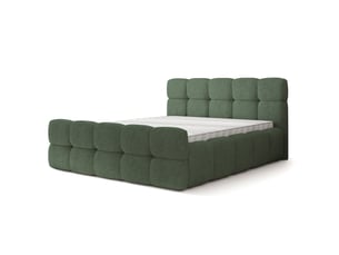 Lit coffre 160x200 cm <strong>MASSENO</strong> <strong></strong> coloris vert
