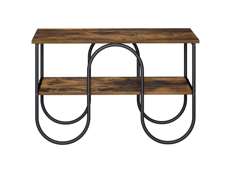  Meuble tv moderne, banc tv 80x40x50 cm chêne fumé bois d'ingénierie  - Conforama C