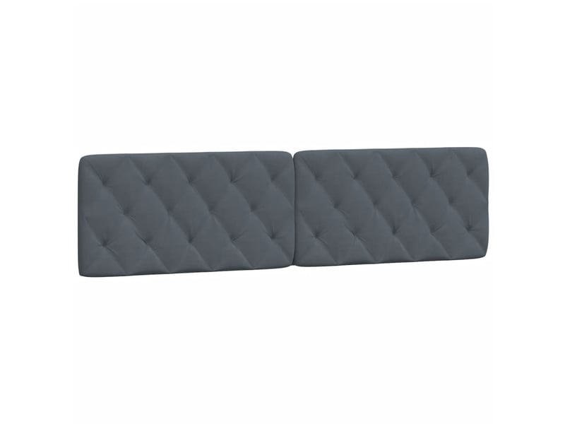  Lit avec matelas gris foncé 200x200 cm velours  - Conforama E