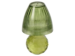 Photophore design en cristal célian 18cm vert
