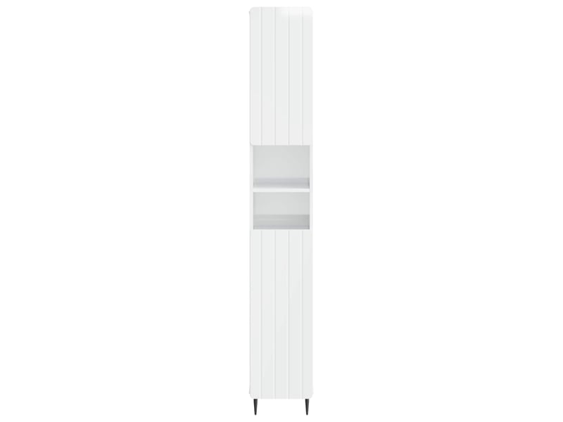 Colonne de salle de bain avec étagère ouverte zwolle shl2548 - Conforama D