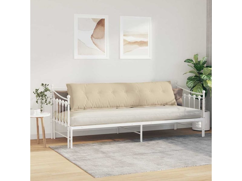 Coussin de dos, coussin de dossier crème 200 x 50 cm tissu en microfibre cf54626  - Conforama D