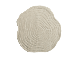Tapis ankarae beige ø 160 cm laine