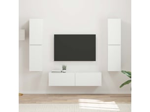 Meuble tv coloris blanc 31 cm <strong></strong>  <strong></strong>