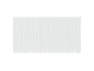 Rideau en dentelle, rideau ajouré, voilage blanc 200 x 750 cm polyester cf43719