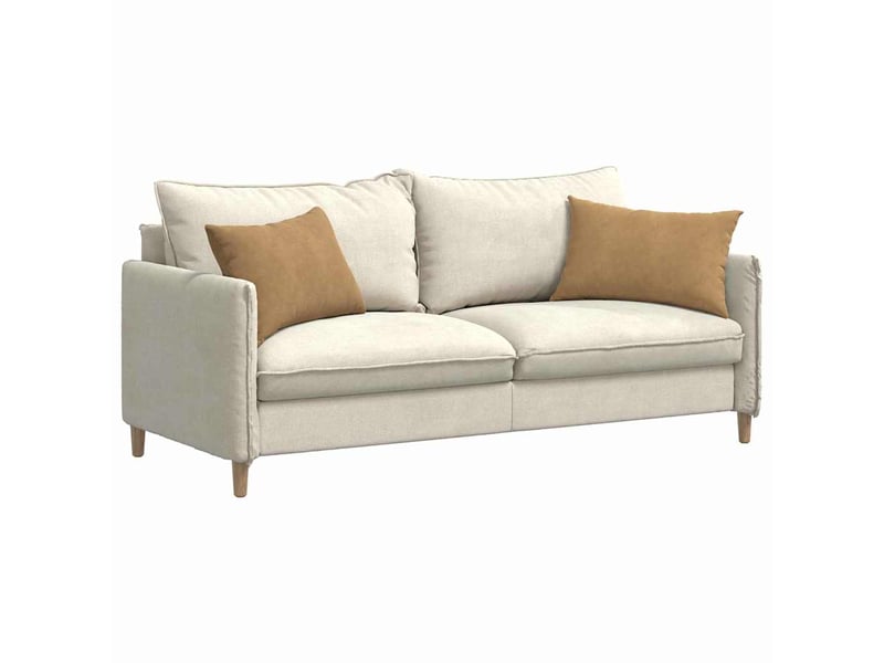 Lot de 2 coussins de canapé, coussins décoratifs marron 60 x 40 cm cf59128 - Conforama C