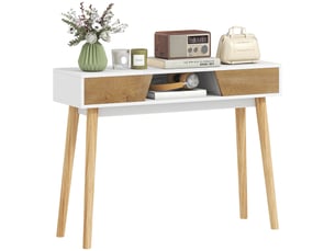 Console 2 tiroir(s)  coloris blanc <strong></strong> <strong></strong>
