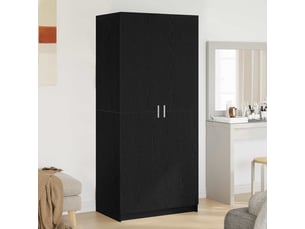 Armoire     <strong></strong> <strong></strong> coloris noir largeur 80 cm