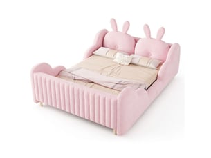 Lit bébé 140x200 cm SWEIKO coloris rose