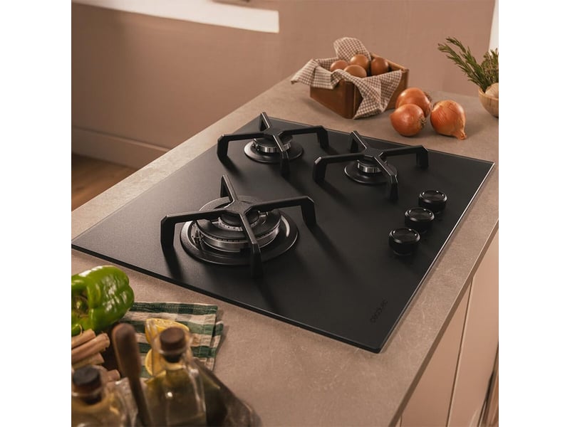 Plaque au gaz cecotec bolero squad g 3400s 6200 w  - Conforama D