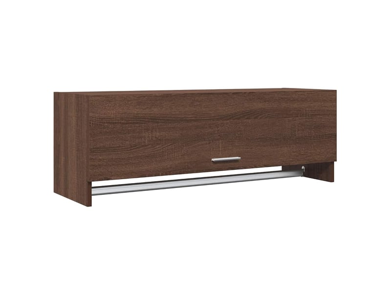  Garde-robe chambre, armoire de rangement chêne marron 100x32,5x35 cm bois d'ingénierie  - Conforama A