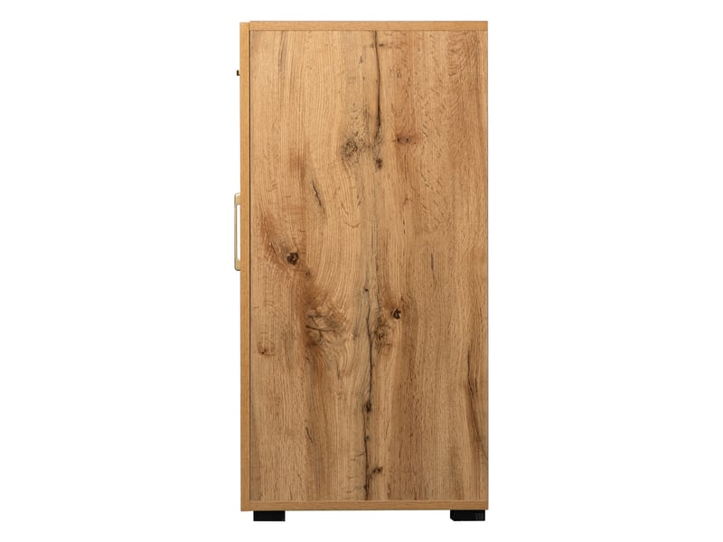  Buffet et enfilade avec 4 portes et 2 tiroirs, style rustique, pour salon ou salle à manger, marron, 208 × 39,5 × 80 cm  - Conforama E