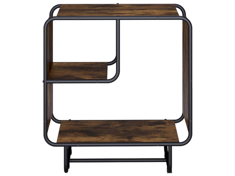 Buffet salon, buffet de rangement chêne fumé 60x37,5x64,5 cm bois d'ingénierie  - Conforama C