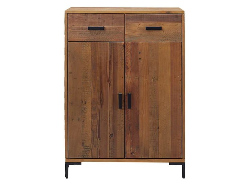  Étagère à chaussures, meuble à chaussures 75x40x110 cm bois pin massif  - Conforama C