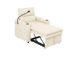 Fauteuil fixe CozyNest Tissu beige