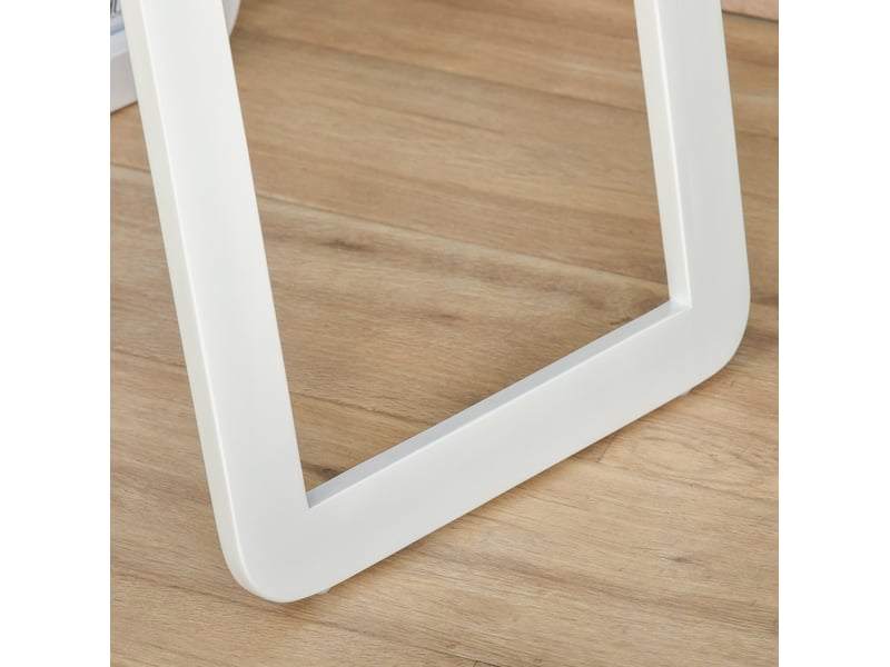  Miroir sur pied intégral à poser ou mural blanc homvra  - Conforama C