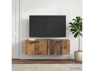 Meuble tv coloris marron 98 cm <strong></strong>  <strong></strong>