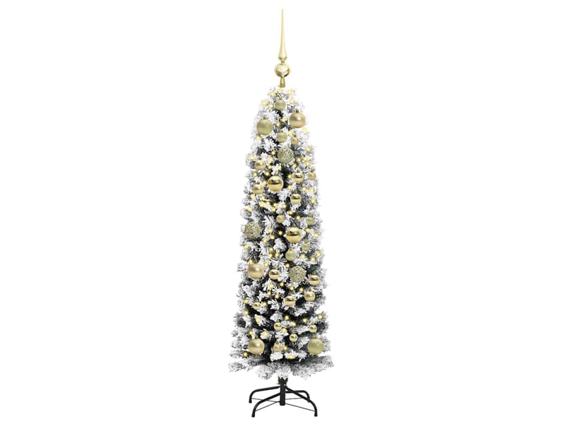 Sapin de noël artificiel, arbre de noël vert 120 cm pvc et acier et plastique shl4863  - Conforama C