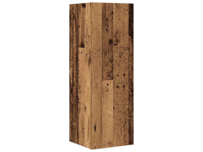  Ensemble de meuble tv - banc tv - meuble de rangement mural 4 pcs vieux bois bois d'ingénierie  - Conforama E