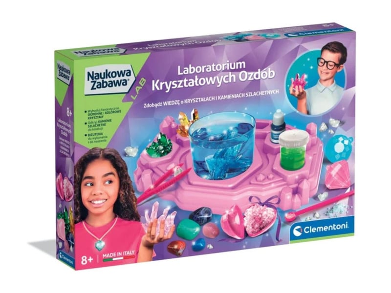  Coffret scientifique clementoni 50398 science  and  jeu - laboratoire de cristaux 8005125503988 - Conforama A