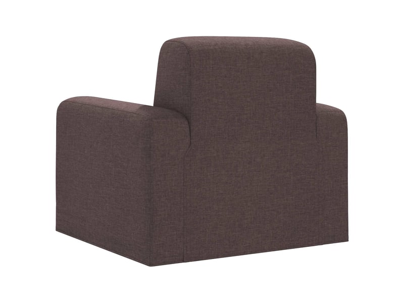 Vidaxl fauteuil marron foncé tissu  - Conforama E