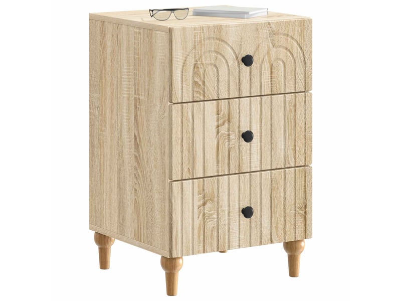  Table de chevet - cabinet de chevet - table de nuit chêne sonoma 43 x 41 x 66,5 cm  - Conforama B