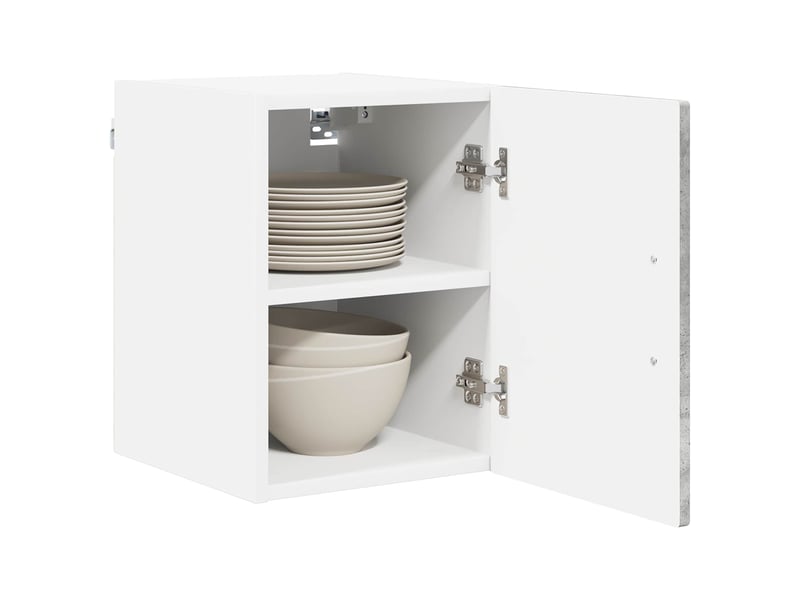 Armoire de cuisine gris béton 30x31x40cm bois d'ingénierie shl6747 - Conforama C