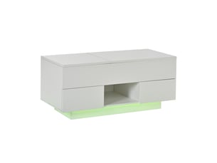 Table basse  coloris blanc  evarich