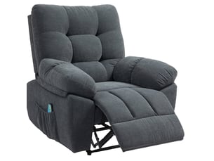 Fauteuil relax manuel FLORAGRACE Polyester gris