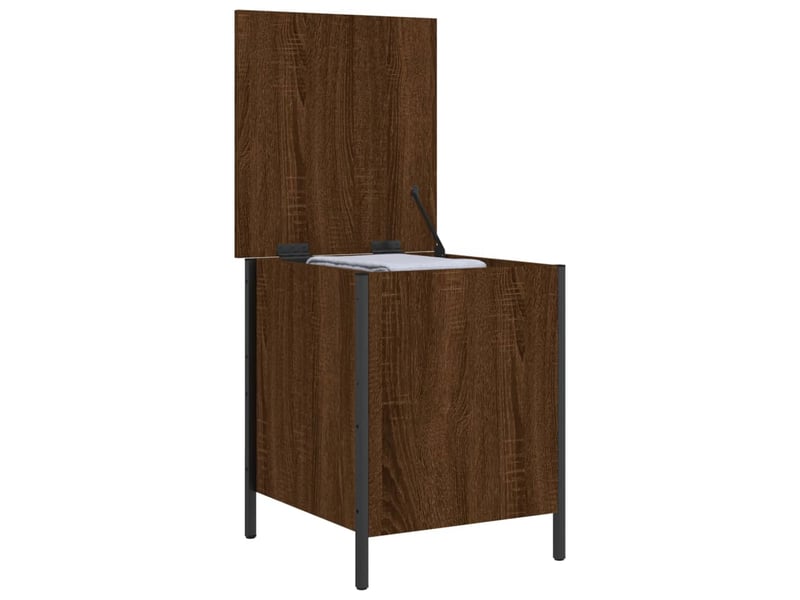  Banc chambre, banc de rangement chêne marron 40x42,5x50 cm bois d'ingénierie  - Conforama E