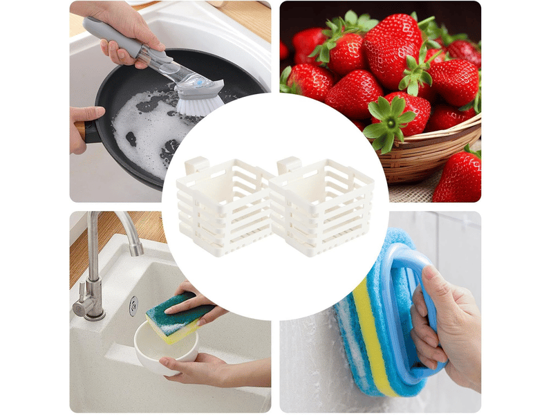  Étagère de rangement murale extensible, 4,25 x 3,15 pouces, adaptée aux petits espaces de rangement ; 2 pièces, facile à assembler.  - Conforama D