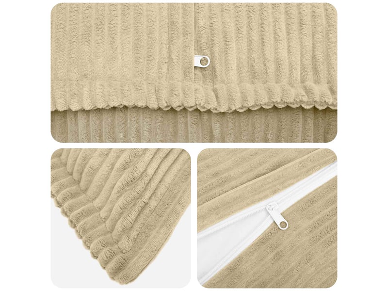 Lot de 2 housses de coussin houten gris vert clair 50 x 70 cm cf49326 - Conforama D