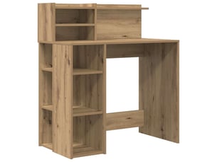 Bureau 90 cm coloris bois clair